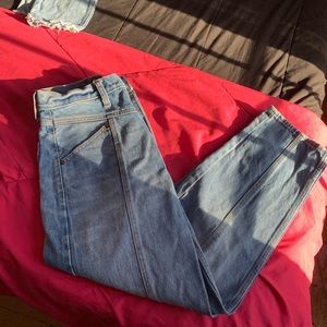 Abercrombie and Fitch mom jeans